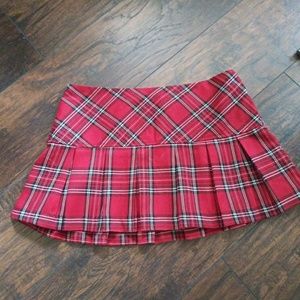 Wet Seal Red Mini Skirt (New)